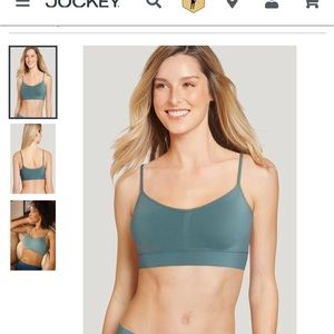 NEW! XL Jockey Green Bralette.